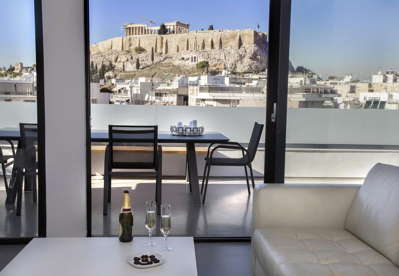 شقة Luxury Penthouse Touching The Acropolis By Ghh أثينا المظهر الخارجي الصورة